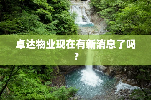 卓达物业现在有新消息了吗？