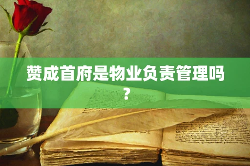 赞成首府是物业负责管理吗？