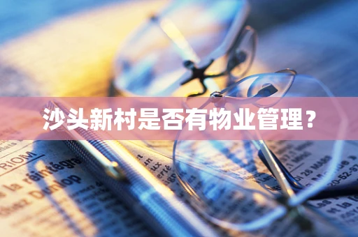 沙头新村是否有物业管理？