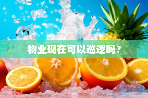 物业现在可以巡逻吗？