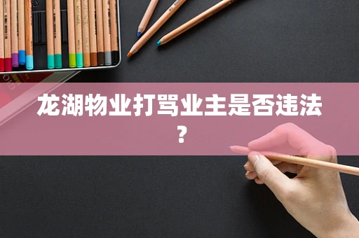 龙湖物业打骂业主是否违法？