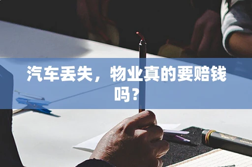汽车丢失，物业真的要赔钱吗？