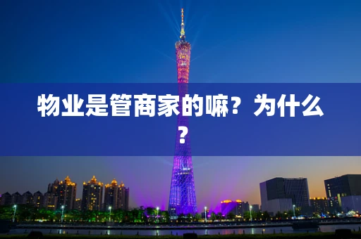 物业是管商家的嘛？为什么？
