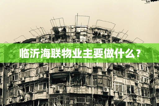 临沂海联物业主要做什么？