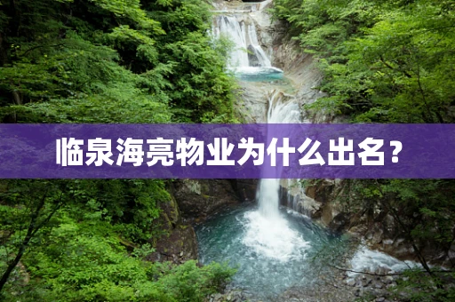 临泉海亮物业为什么出名？