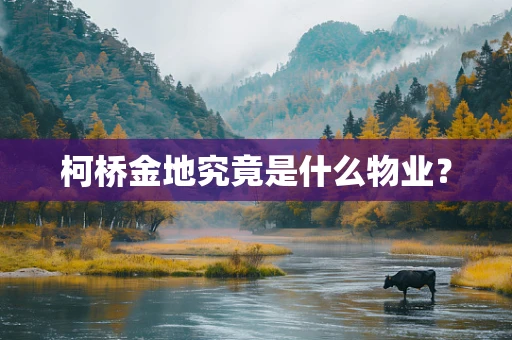 柯桥金地究竟是什么物业？