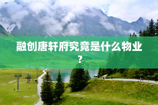 融创唐轩府究竟是什么物业？