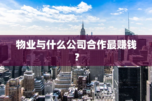 物业与什么公司合作最赚钱？