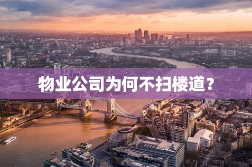 物业公司为何不扫楼道？