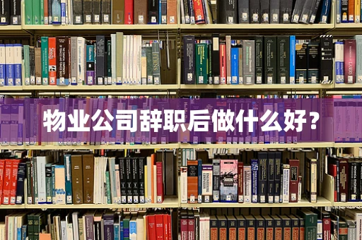 物业公司辞职后做什么好？