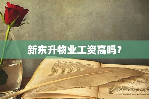 新东升物业工资高吗？