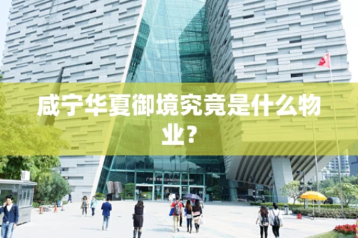 咸宁华夏御境究竟是什么物业？