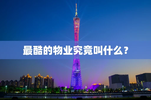 最酷的物业究竟叫什么？